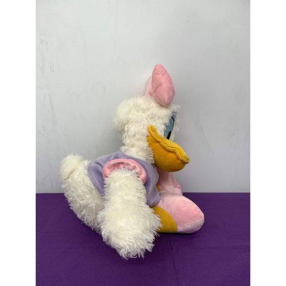 Walt Disney Disneyland Resort Daisy Duck Purple Shirt Pink Shoes Bow 16 Inch Plu - Picture 2 of 10